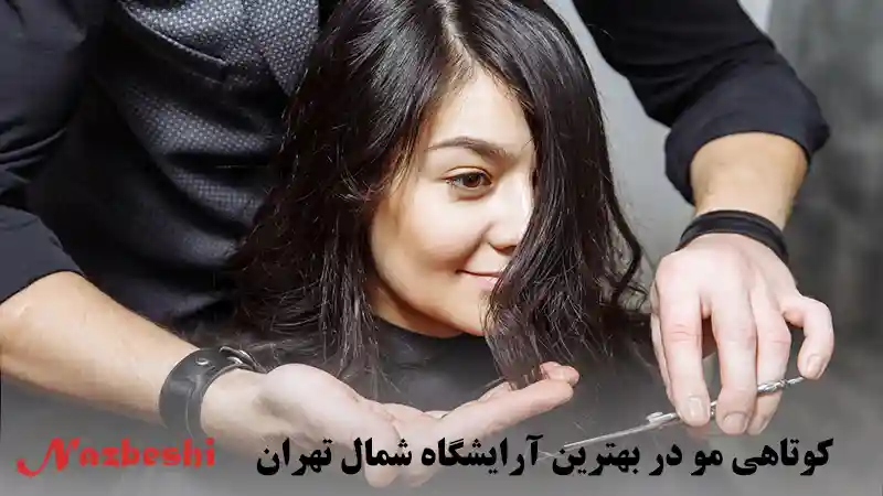 کوتاهی و کوپ مو در آرایشگاه شمال تهران